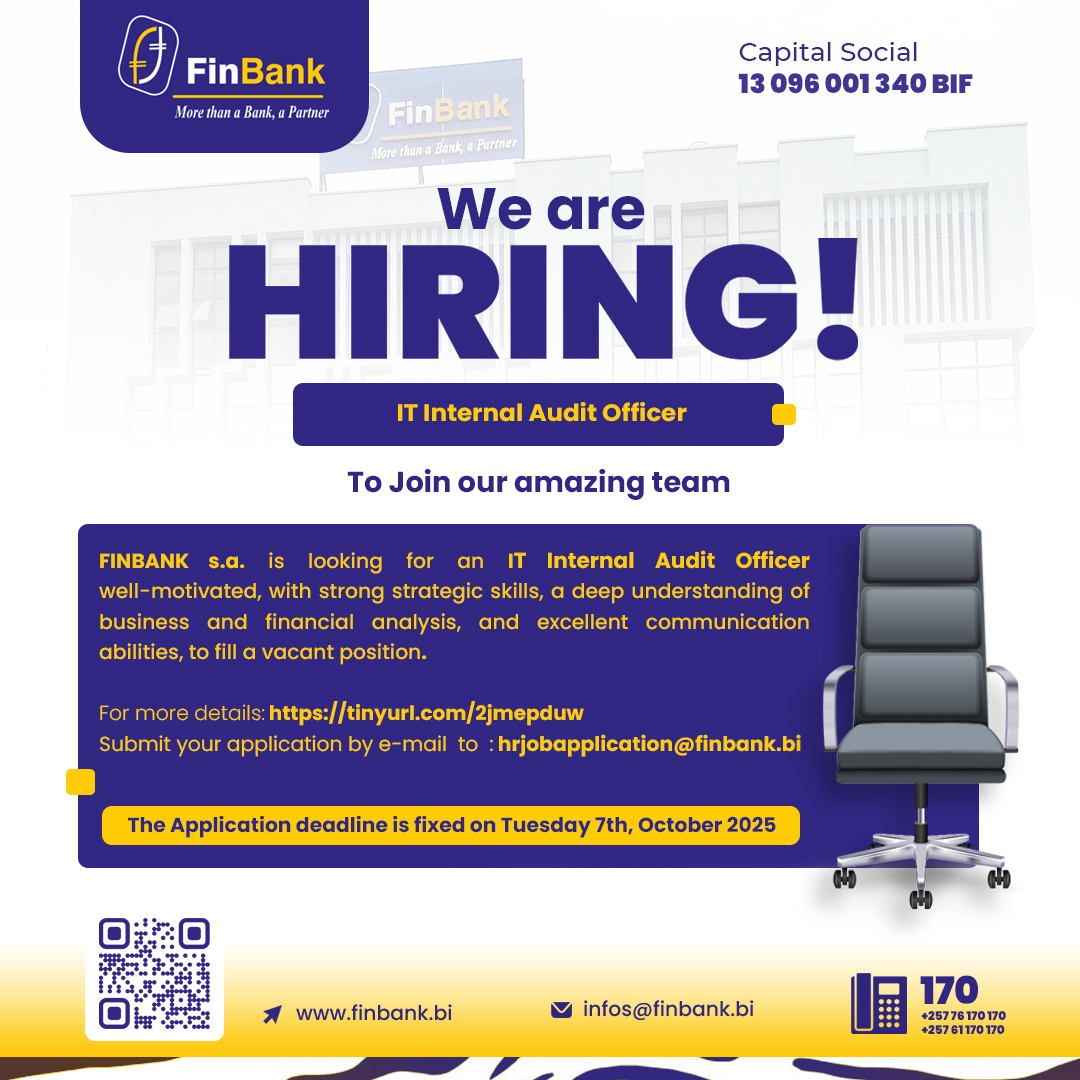 IT Internal Audit Officer Position